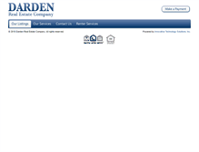 Tablet Screenshot of dardenrealestate.net